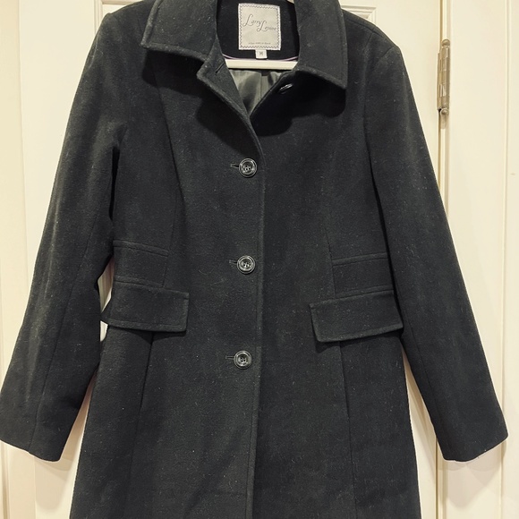 Larry Levine Wool Blend Coat - Picture 1 of 5